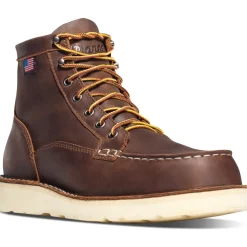 Women Danner Men's Bull Run USA Made 6" Moc Toe Wedge Work Boot - - 15563