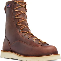 Women Danner Men's Bull Run USA Made 8" Soft Toe Wedge Work Boot - - 15556