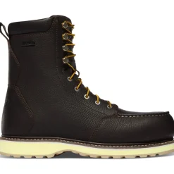Danner Men's Cedar River 8" Plain Toe WP Slip Resist Work Boot -- 14305