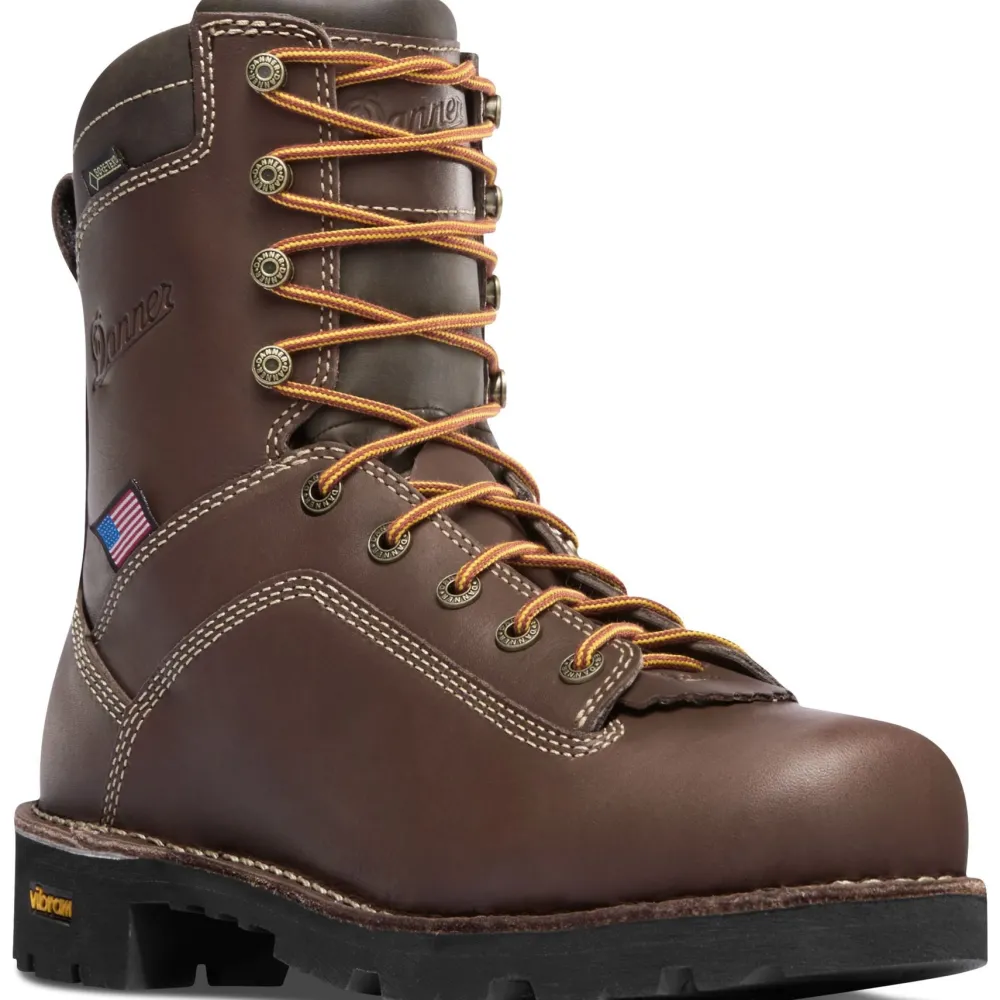 Danner Men's Quarry USA Made 8" Soft Toe WP Work Boot - - 17305