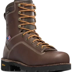 Danner Men's Quarry USA Made 8" Alloy Toe WP Work Boot - - 17307