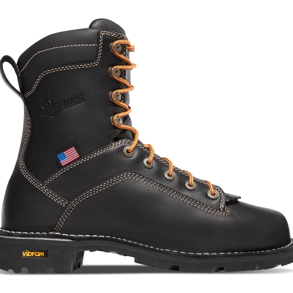 Danner Men's Quarry USA Made 8" Alloy Toe WP Work Boot - - 17311