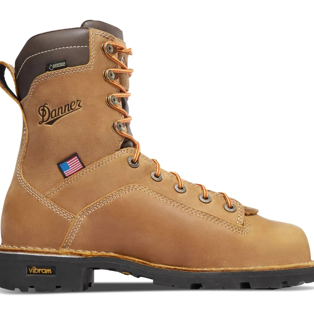 Danner Men's Quarry USA Made 8" Alloy Toe WP Work Boot - - 17317