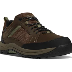 Women Danner Men's Riverside 3" WP Plain Toe Slip Resist Work Boot -Brown- 15343