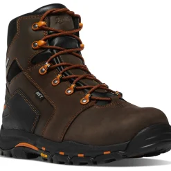 Women Danner Men's Vicious 6" Safety Toe WP Slip Resist Work Boot -- 13880