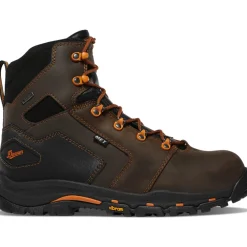 Women Danner Men's Vicious 6" Safety Toe WP Slip Resist Work Boot -- 13880