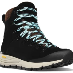 Women Danner Women's Arctic 600 7" WP Hiking Boot - Black/Spark Blue - 67340