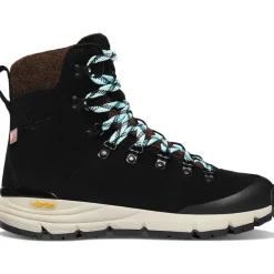 Women Danner Women's Arctic 600 7" WP Hiking Boot - Black/Spark Blue - 67340