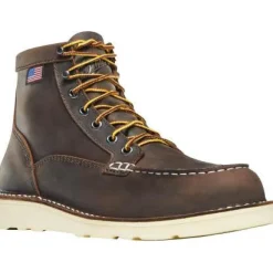 Women Danner Women's Bull Run 6" ST Moc Toe Wedge Work Boot - - 15576