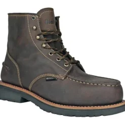 DieHard Men's Monte Composite Toe Waterproof Slip Resistant Work Boot - Brown DH60460