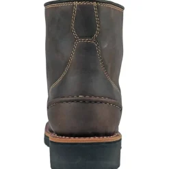 DieHard Men's Monte Composite Toe Waterproof Slip Resistant Work Boot - Brown DH60460