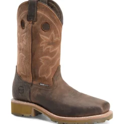 Double H Men's Abner 12" Sqr Toe WP Western Work Boot - - DH4353