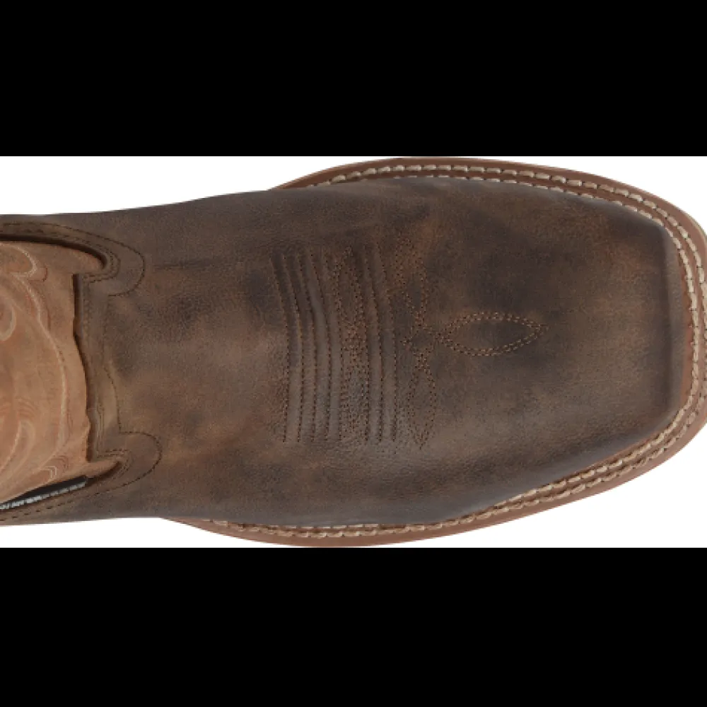 Double H Men's Abner 12" Sqr Toe WP Western Work Boot - - DH4353