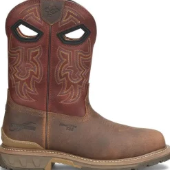 Double H Men's Brock 11" CT Western Roper Work Boot -Brown- PH5009