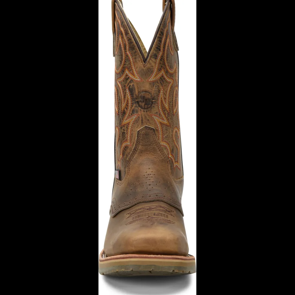 Double H Men's Dwight 11" Steel Toe USA Made Western Work Boot- DH3567