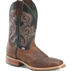 Double H Men's Haywood 11" Square Toe Slip Resist Work Boot -Brown- DH4661