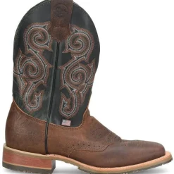 Double H Men's Haywood 11" Square Toe Slip Resist Work Boot -Brown- DH4661