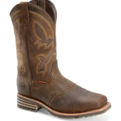 Double H Men's Jeyden 11" Comp Toe WP Western Work Boot- Brown- DH5124