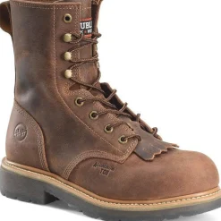 Double H Men's Judge Dice 8" Alloy Toe Lacer Work Boot -Brown- DH4155