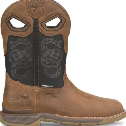 Double H Men's Phantom Rider Serpentine 11" CT Waterproof Western Work Boot -- PH5007