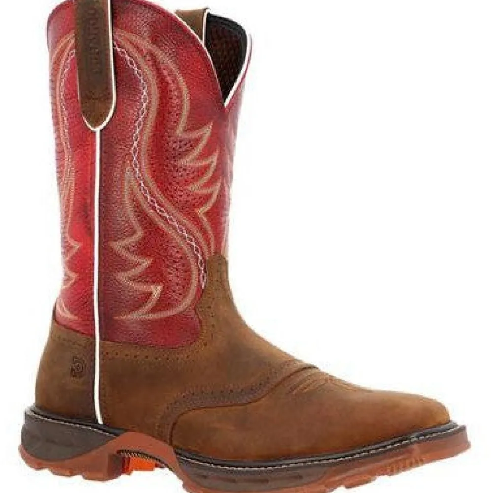 Durango Men's Maverick Xp 11" Soft Toe Ventilated Insulkul Work Boot- Brown- DDB0479