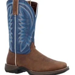 Durango Men's Rebel 12" ST Western Work Boot - And Blue- DDB0429
