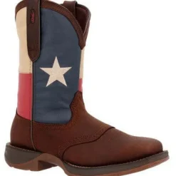 Durango Men's Rebel Texas Flag Soft Toe Western Classic Boot- Dark - DB4446