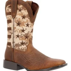 Durango Men's Westward 11" ST Western Work Boot -Camo Flag- DDB0397