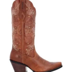 Women Durango Women's Crush 13" Snip Toe Western Boot - Rosewood - DRD0453