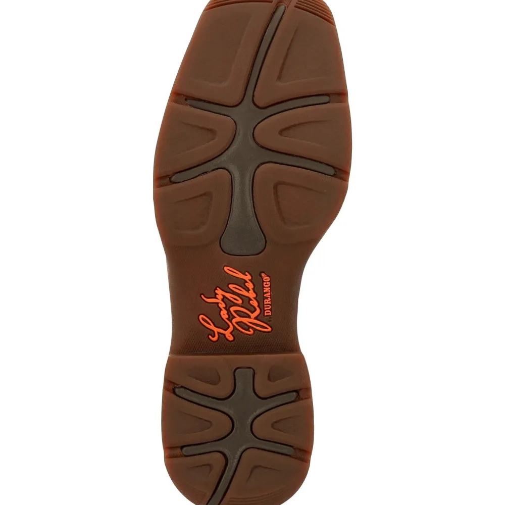 Women Durango Women's Lady Rebel™ 11" Sqr Toe Pull-On Western Boot - DRD0407