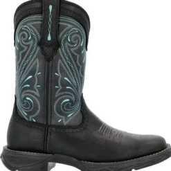 Women Durango Women's Lady Rebel 10" ST Western Work Boot - Sky - DRD0462