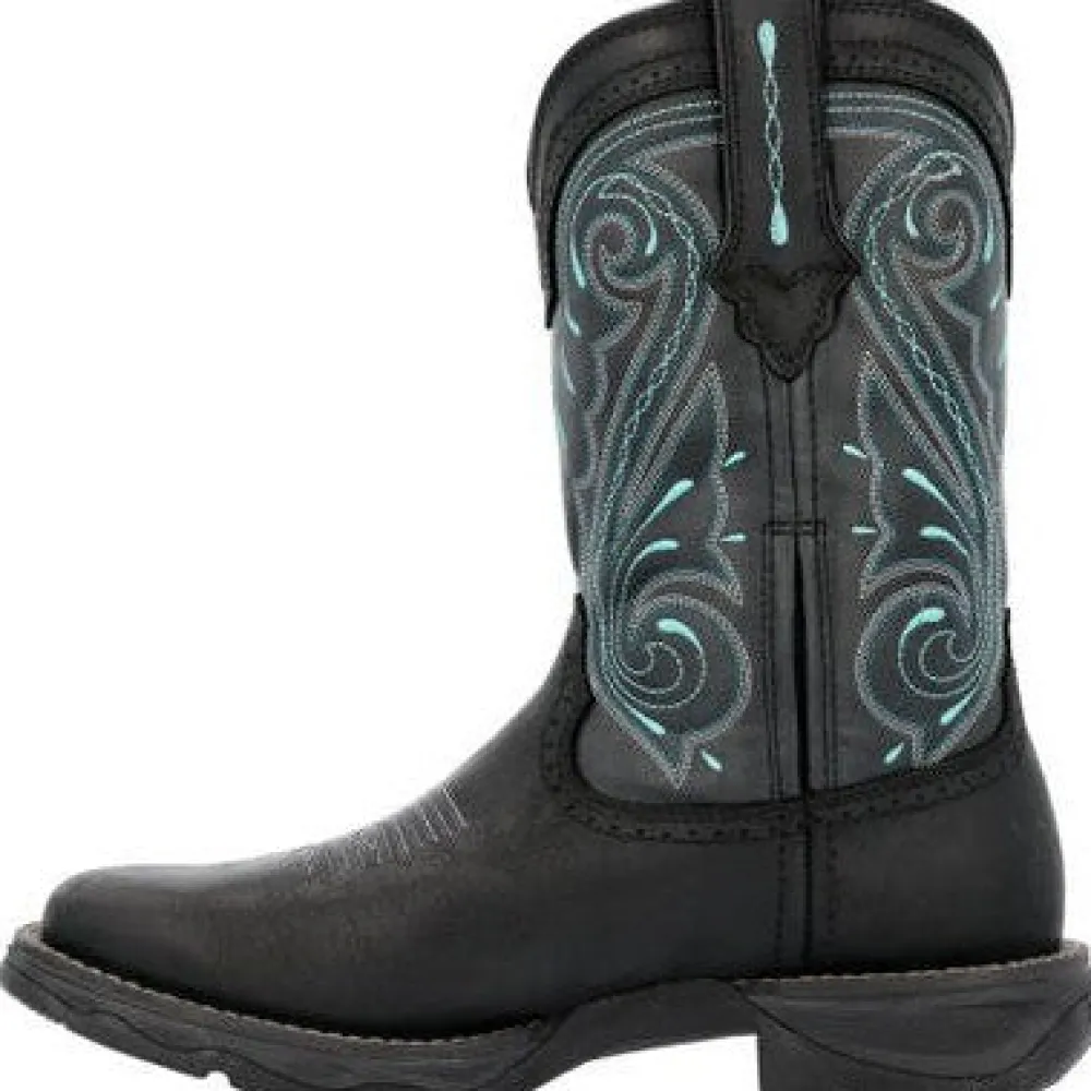 Women Durango Women's Lady Rebel 10" ST Western Work Boot - Sky - DRD0462