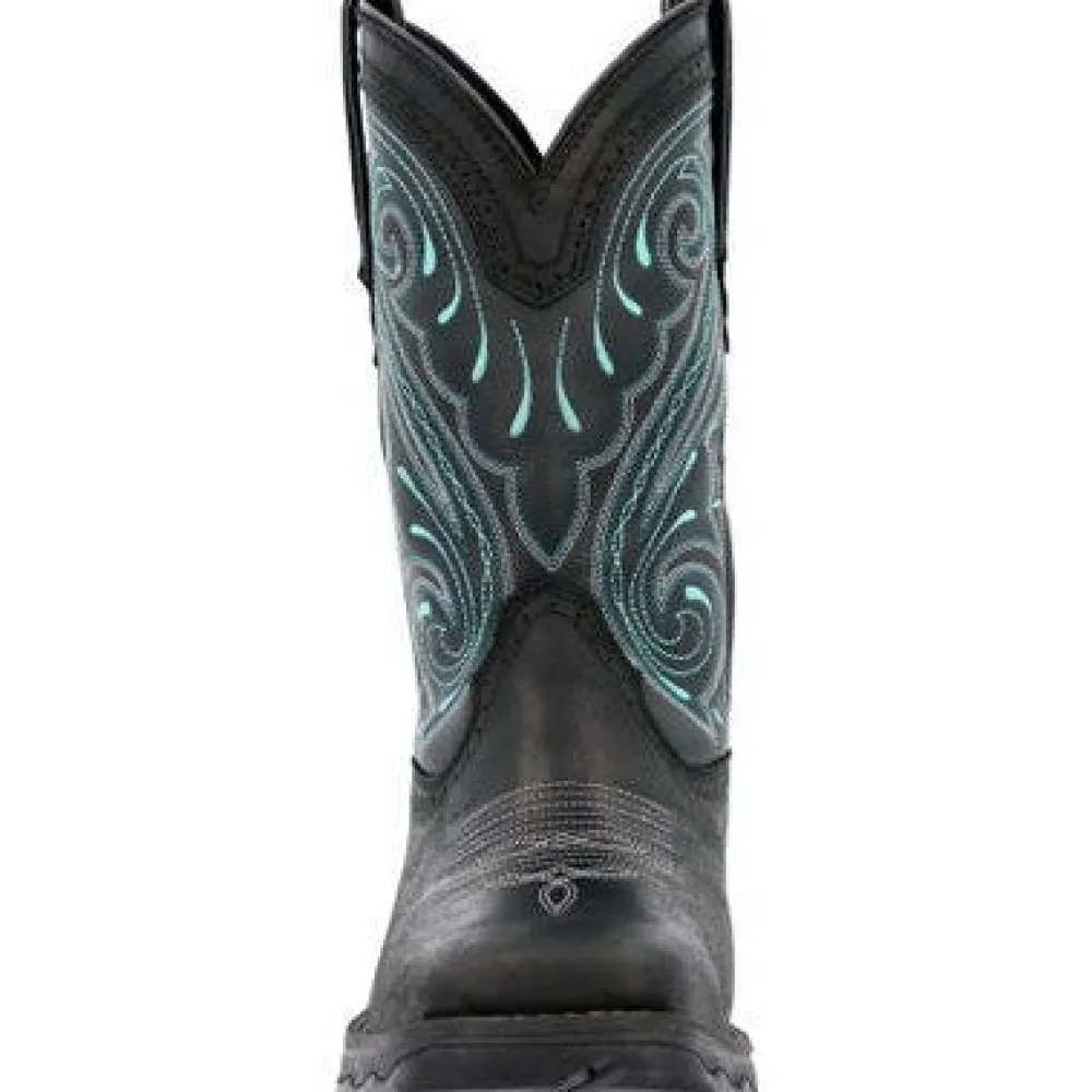 Women Durango Women's Lady Rebel 10" ST Western Work Boot - Sky - DRD0462