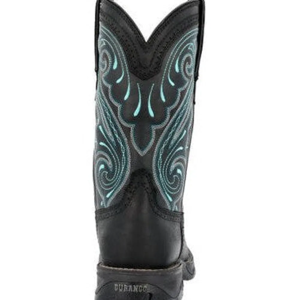Women Durango Women's Lady Rebel 10" ST Western Work Boot - Sky - DRD0462