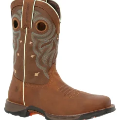 Women Durango Women's Maverick 10" Steel Toe WP Western Work Boot - DRD0416