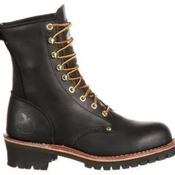 Women Georgia Men's 8" Logger Work Boot - - G8120