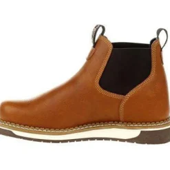 Women Georgia Men's AMP LT Wedge Soft Toe Chelsea Work Boot - - GB00346