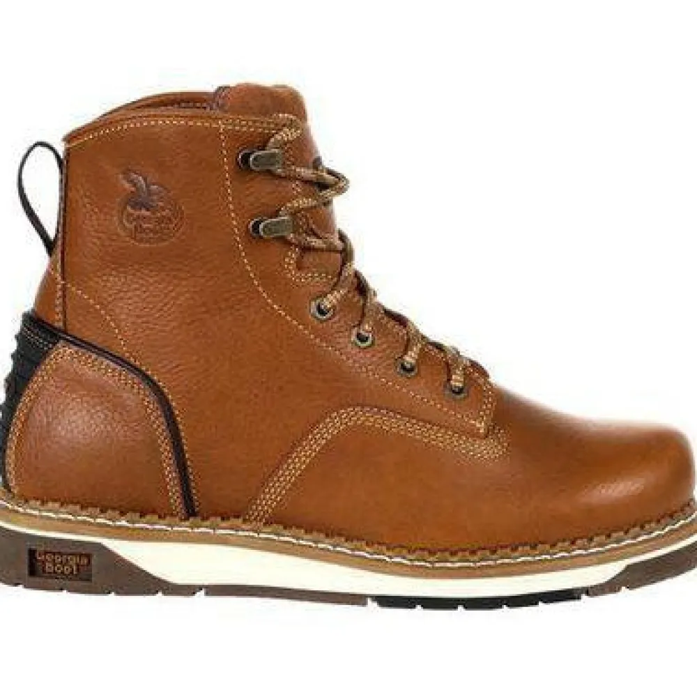 Women Georgia Men's AMP LT Wedge Soft Toe Work Boot - - GB00347