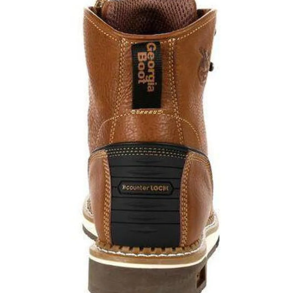 Women Georgia Men's AMP LT Wedge Soft Toe Work Boot - - GB00347