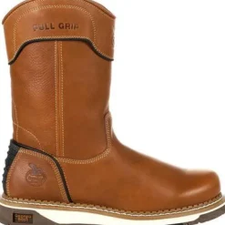 Women Georgia Men's AMP LT Wedge Pull-On Soft Toe Work Boot - - GB00349