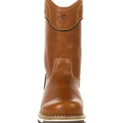 Women Georgia Men's AMP LT Wedge Pull-On Soft Toe Work Boot - - GB00349