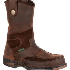 Women Georgia Men's Athens 10" Soft Toe WP Wellington Work Boot -- G4403