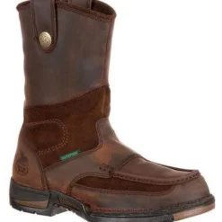 Women Georgia Men's Athens 10" Steel Toe WP Wellington Boot- - G4603