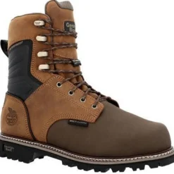 Georgia Men's Brute 8" Comp Toe WP MG Work Boot- - GB00643