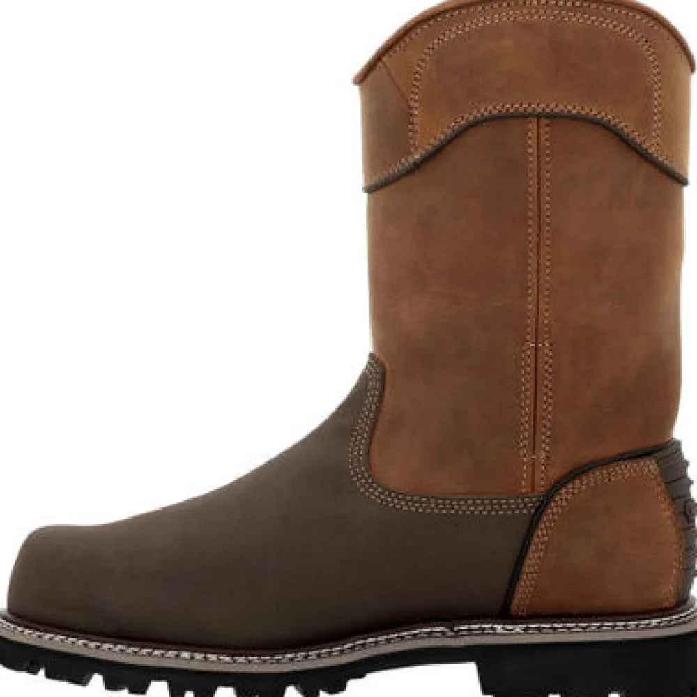 Women Georgia Men's Brute 11" Comp Toe WP MG Work Boot- - GB00644