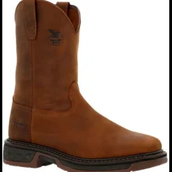 Women Georgia Men's Carbo Tec 10" Pull On Slip Resist Work Boot -- GB00494
