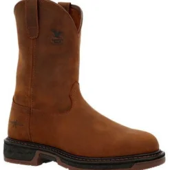 Women Georgia Men's Carbo Tec 10" Pull On Slip Resist Work Boot -- GB00495