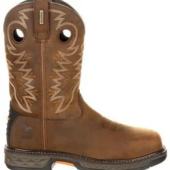 Georgia Men's Carbo-Tec 11" LT Alloy Toe WP Pull-On Western Work Boot GB00224