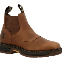 Georgia Men's Carbo-Tec LT 6" Soft Toe WP Work Boot - - GB00434