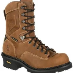 Women Georgia Men's Comfort Core 9" Comp Toe Logger Work Boot GB00097